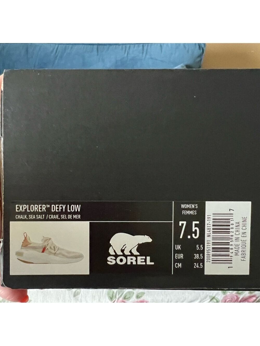 SOREL Explorer Defy Low Sneaker 7.5 - Picture 6 of 10